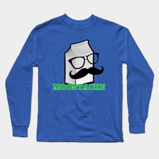 MOOSTACHE Hipster Long Sleeve T-Shirt